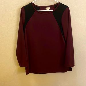 J. Crew Color-block Blouse